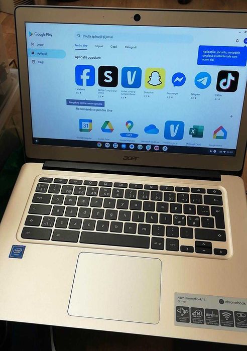 Acer Chromebook 14 CB3-431 – Auriu 32GB Intel N3060 Estetic impecabil