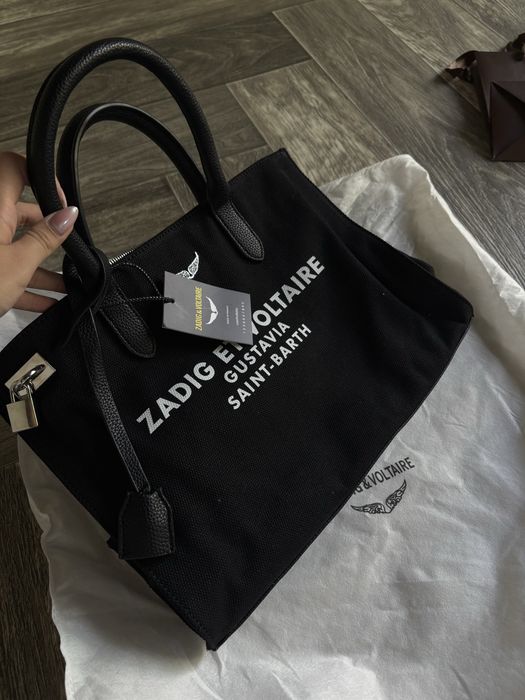 Zadig Voltaire черная сумка