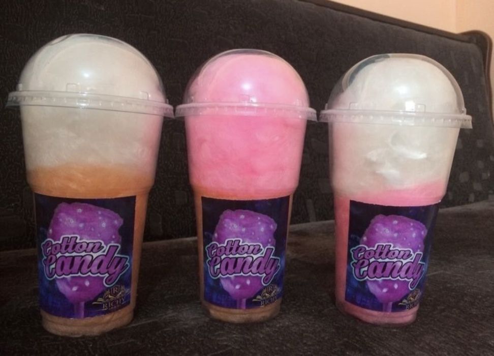 Одноразовая посуда стакань для сладких вата