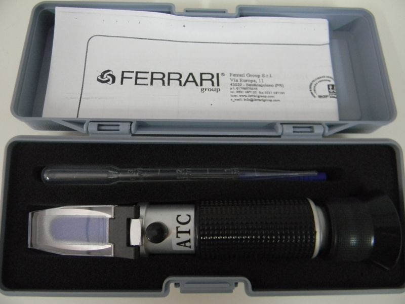 Refractometru zahar din must/suc struguri-fructe Ferrari-Italia