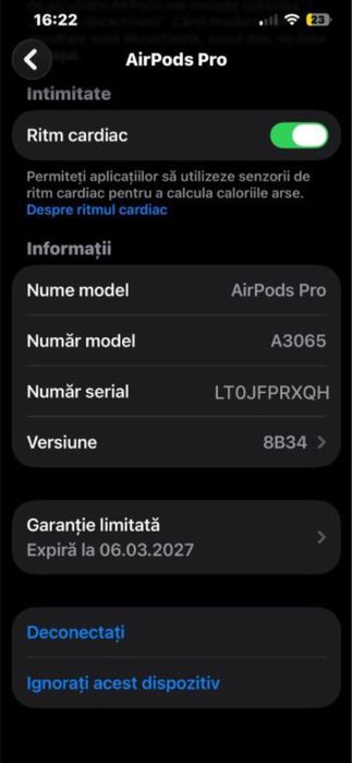 Căsti Apple airpods pro 3