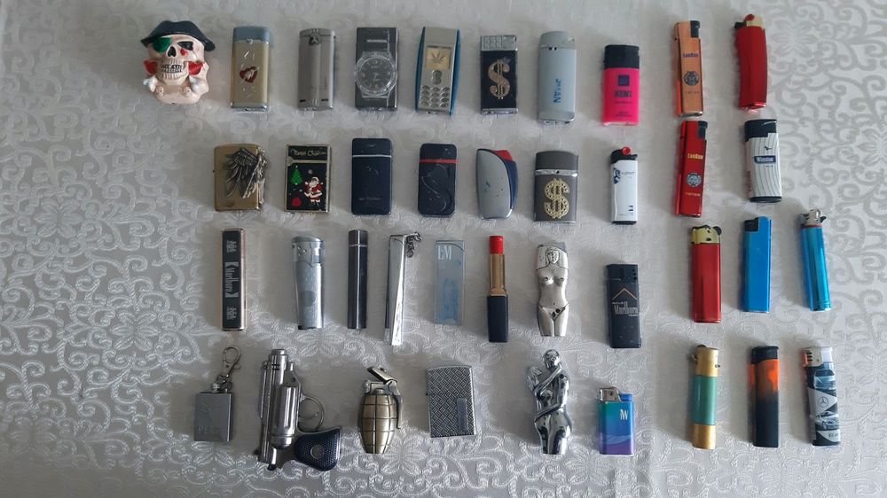 Продам разные зажигалки железные
