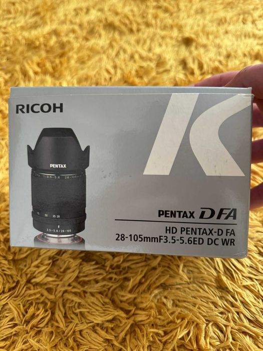 OBIECTIV Pentax HD D FA 28-105mm WR – NOU – Full Frame