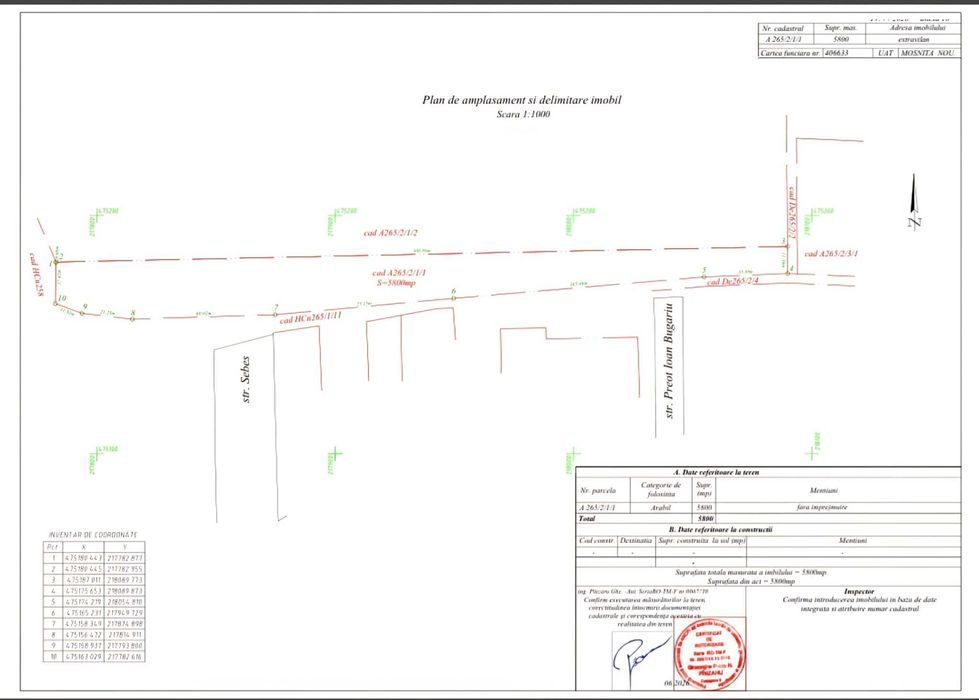Vând teren, cu acces facil și posibilități de exploatare imobiliar