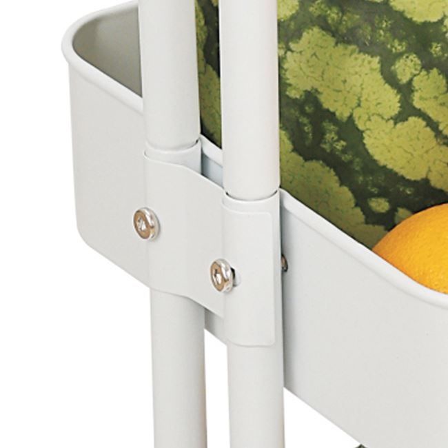 Сервизна количка на 3 етажа в 2 цвята