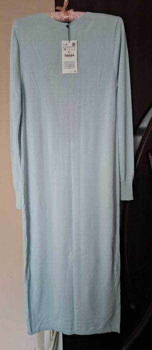 Rochie Zara tricot baby blue