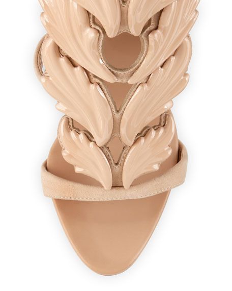 Sandale Giuseppe Zanotti Wings Suede Limited, 100%originali,noi,cutie