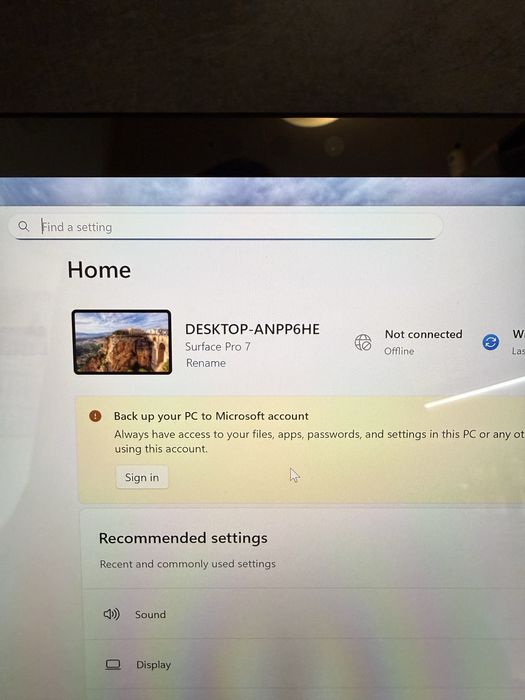 Microsoft Surface 7 pro