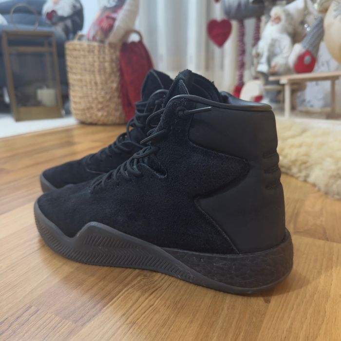 Adidas Tubular Instinct Triple Black-Editie Premium Suede marime 46