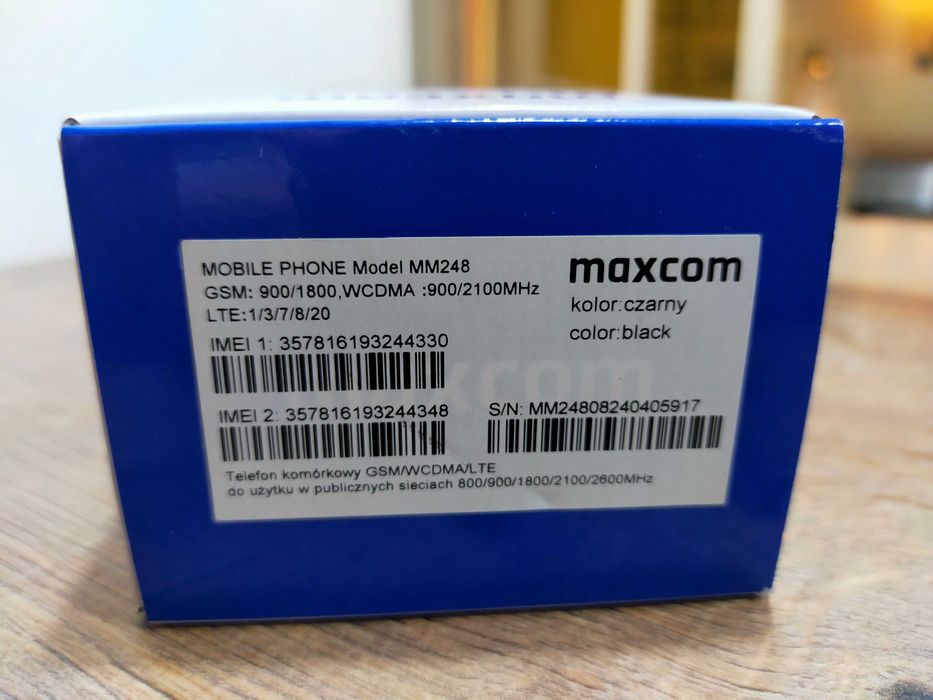 Vand Telefon Maxcom Clasic MM248 (nou, sigilat in cutie)