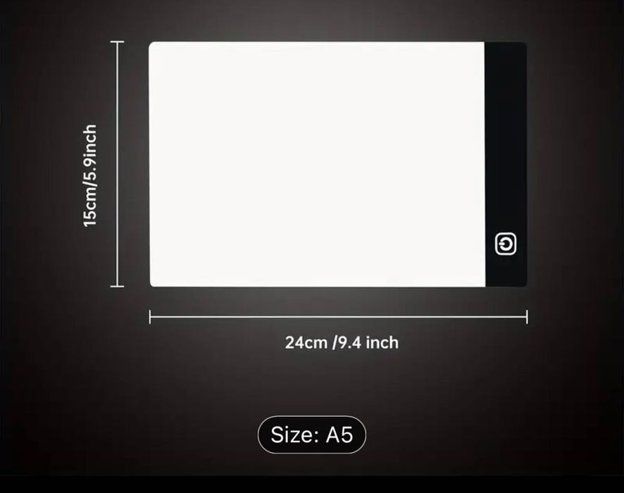 Светеща дъска за рисуване/ за нареждане на диамантен гоблен