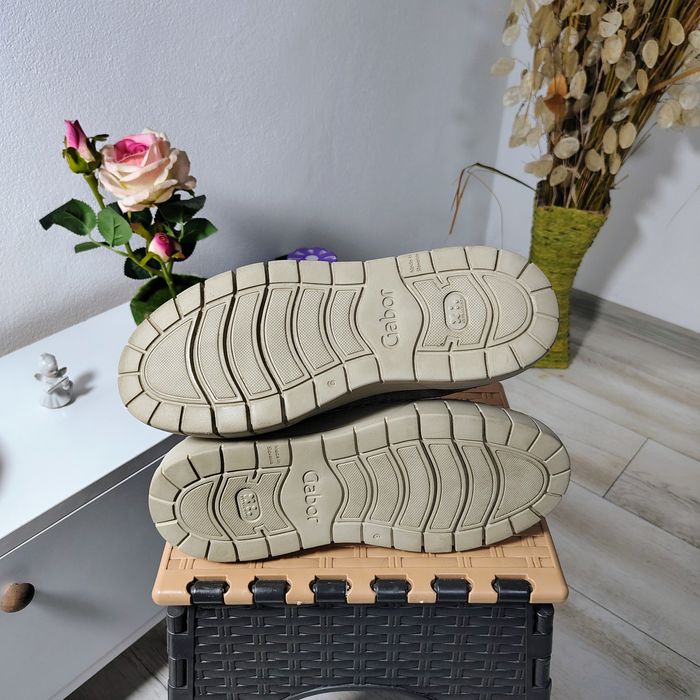 Sneakers damă Gabor, piele întoarsă și îmblănite la interior