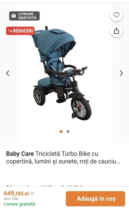 Tricicleta Piccolino ,Trotineta  copii