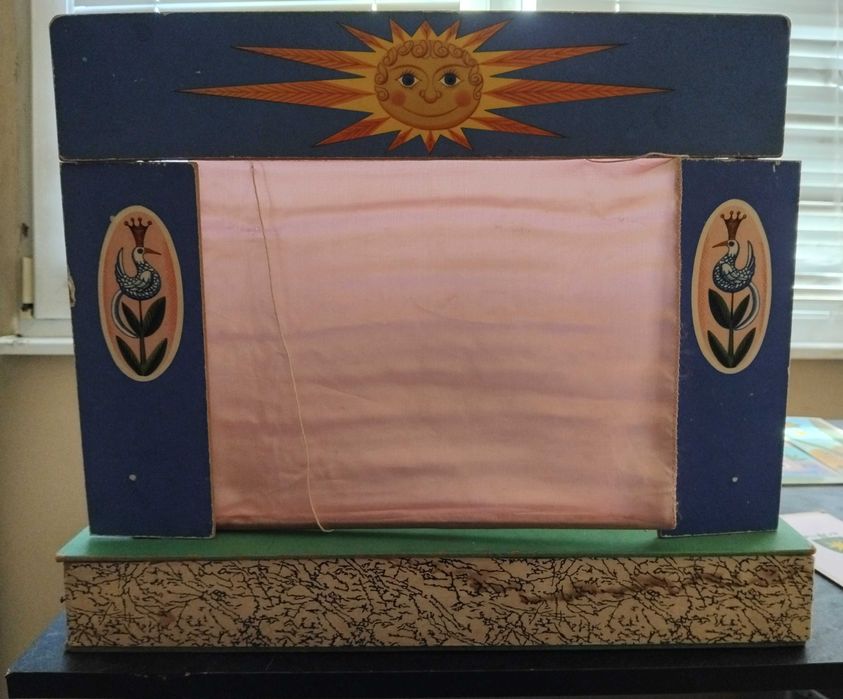 Уникален Винтидж Детски куклен театър, чешки, от 60- 70-те