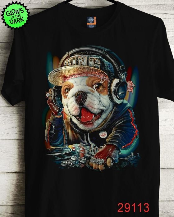 Забавни тениски със светещ ефект 100% памук. Размери S, M, L, XL, XXL