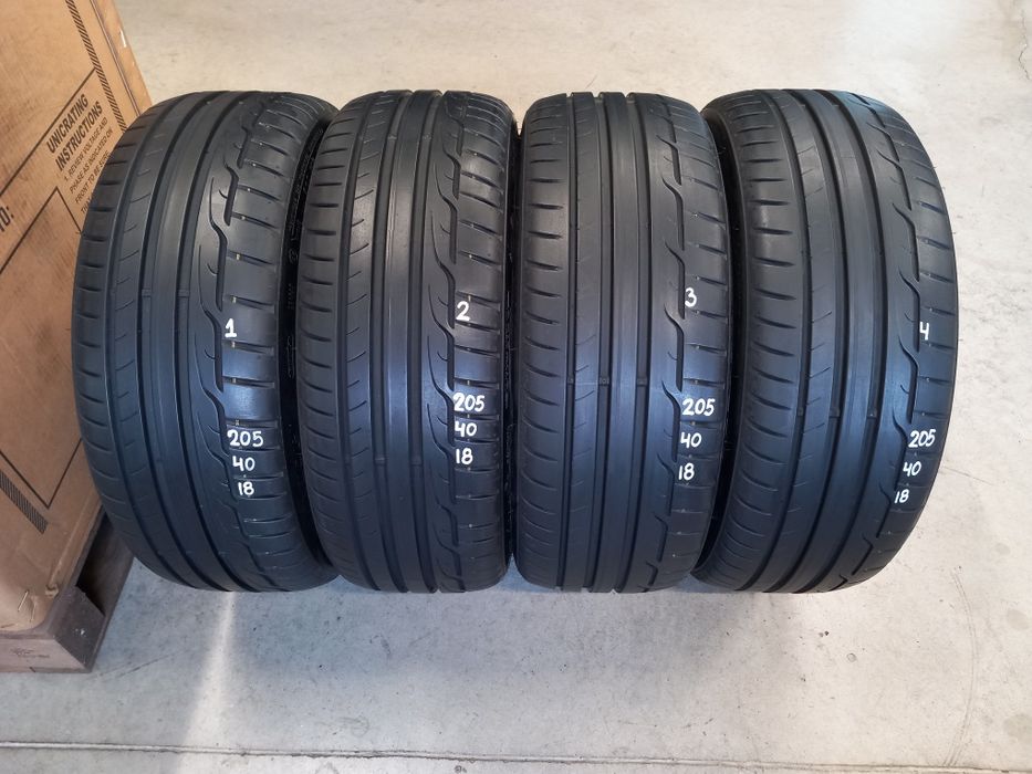 205/40R18 86W 4бр.DUNLOP RUN FLAT TECHNOLOGY Хомологация BMW