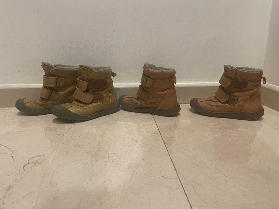 2 perechi ghete piele copii imblanite NATURINO marimea 29