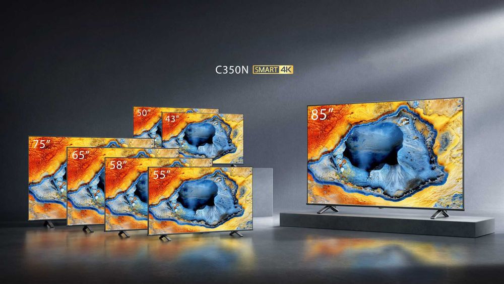 Телевизор QLED Toshiba 43/50/55/65/75/85 C350RE C450ME (Новинки 2025)