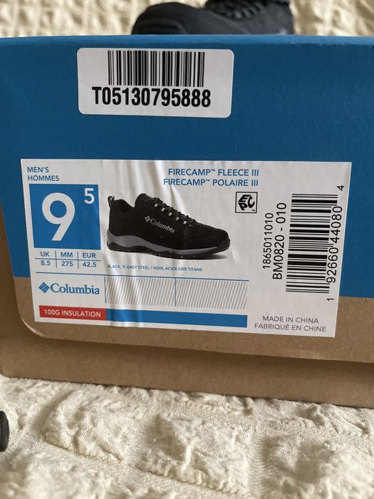 Кроссовки Columbia,новые