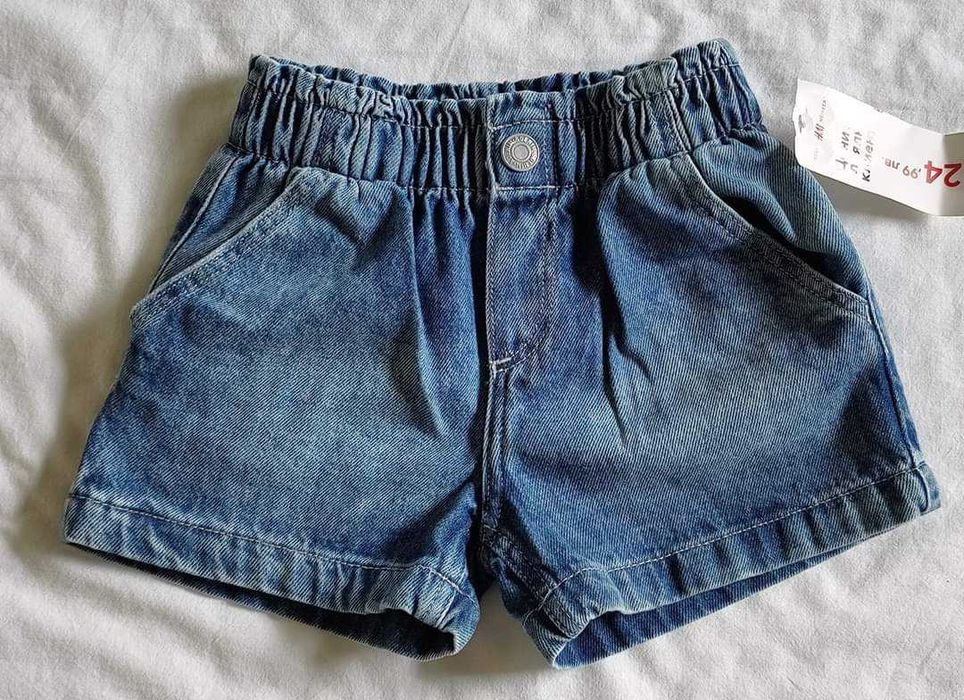 H&M къси дънкови панталони, размер 92