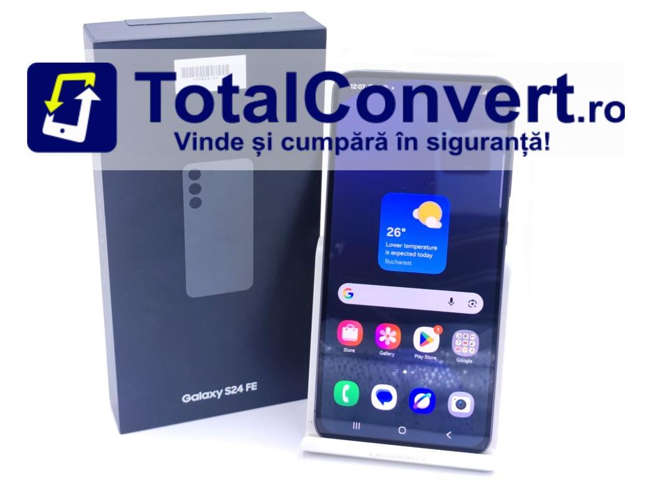 Samsung S24 FE 256GB Graphite 8GB Dual SIM, Garantie 24 luni | #D93828