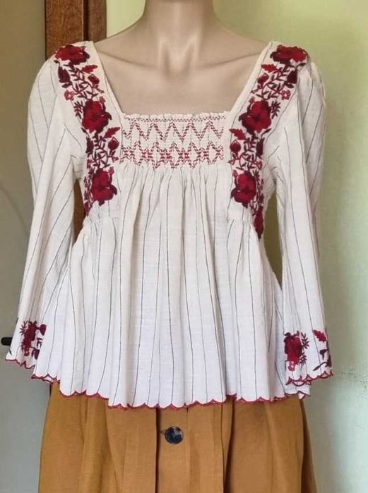 Bluza tip ie Zara Trafaluc, bumbac 100%, marimea 36