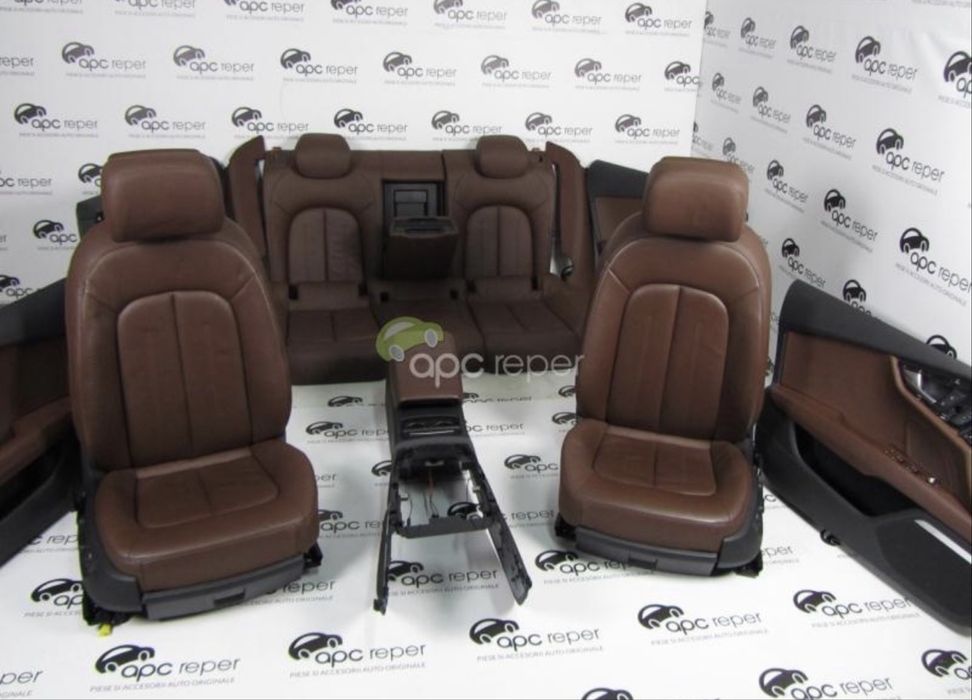 Interior Audi A7 Piele Brown Scaune piele - Original - electric Incalzit Memorie