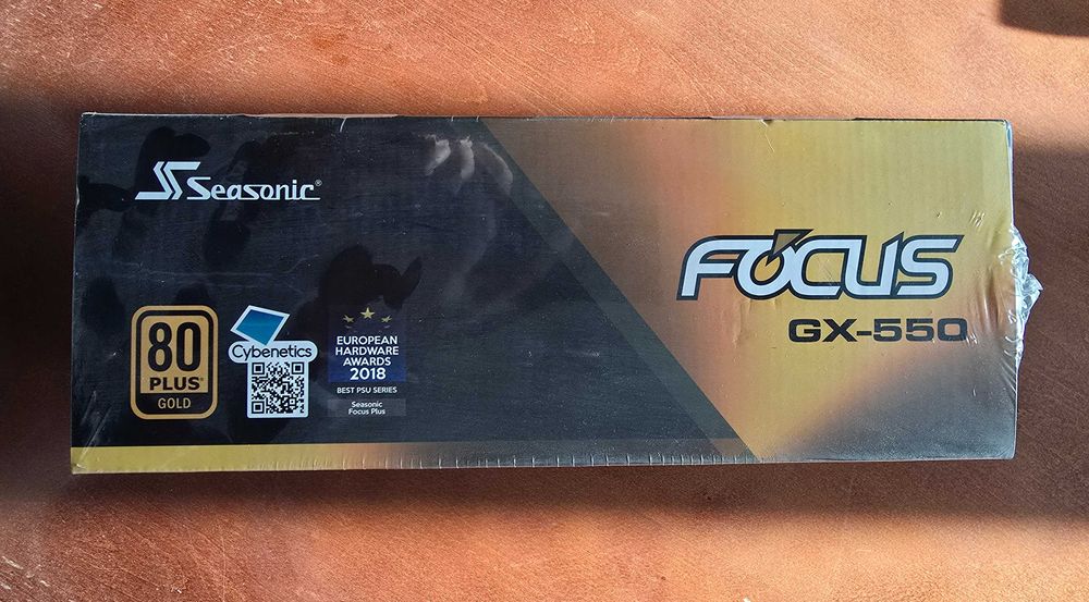 Чисто ново захранване Seasonic PSU 550W Gold, Full Modular FOCUS GX-550 SSR-550FX