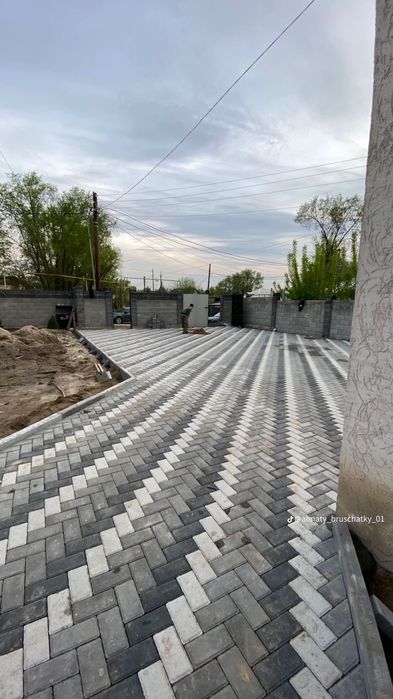 Укладка брусчатка