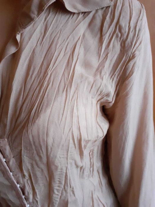 Camasa creponata bej