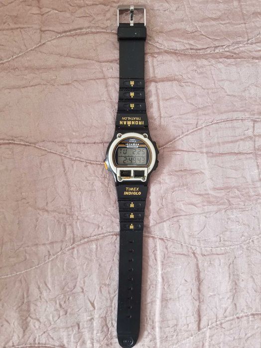 Часовник 1994 Vintage TIMEX Ironman Triathlon Watch Men 737-A Indiglo