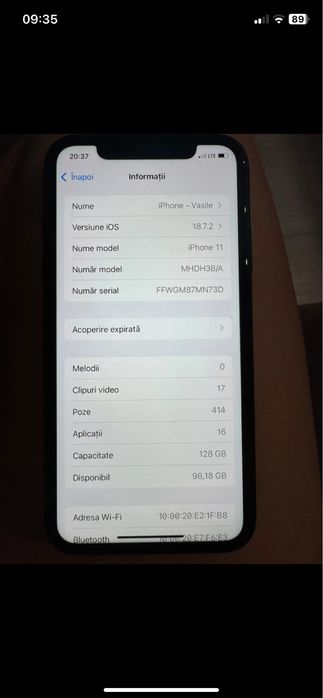 Iphone 11 128gb liber retea
