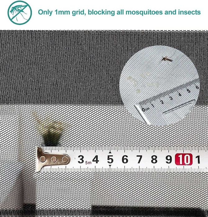 Plasa tantari usa magnetica 160x240 cm fara gaurire perdea anti insecte pentru balcon usa glisanta