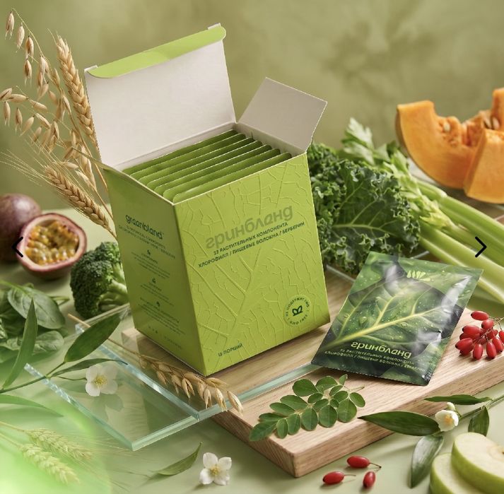 Greenblend - премиальный напиток из 22 компонентов