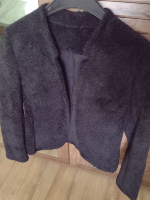 Елегантно мекичко черно сако р.S