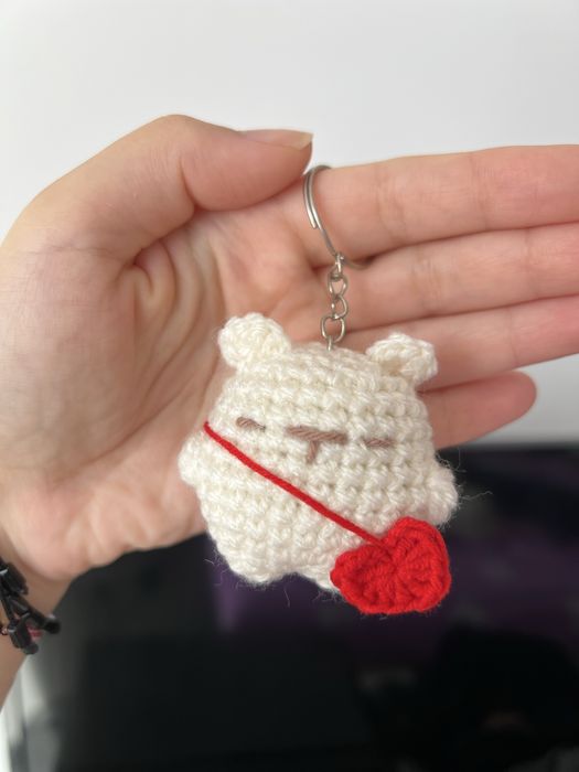 Set brelocuri ursuleti crosetati manual amigurumi - cadou handmade cuplu