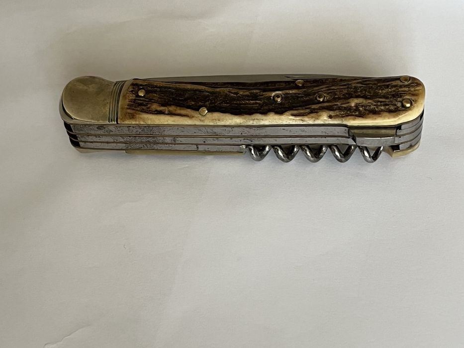 Briceag Hubertus Solingen lama 9cm maner  11,5 cm cu blocare , impecabil, piesa rara de colectie