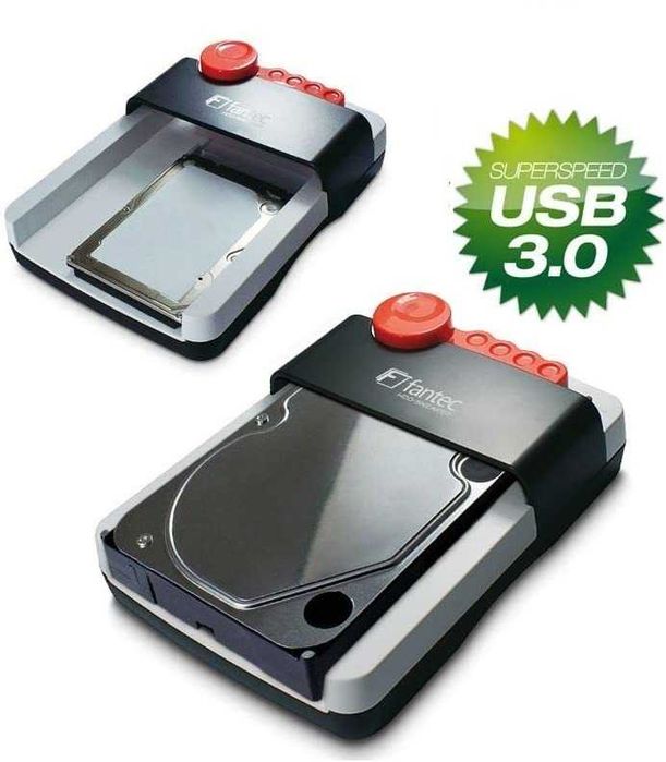 FANTEC - docking station USB 3.0 conector SATA hdd 3.5 + HDDSSD 2.5