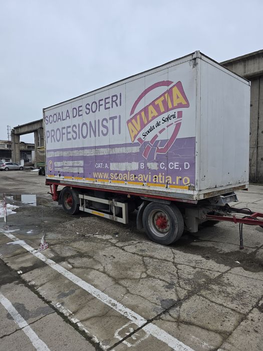 Camion Man si Remorca cu protap mobil echipat de scoala de soferi