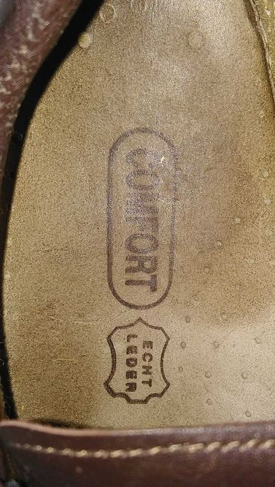 Мъжки кожени обувки  Alpi Comfort №42