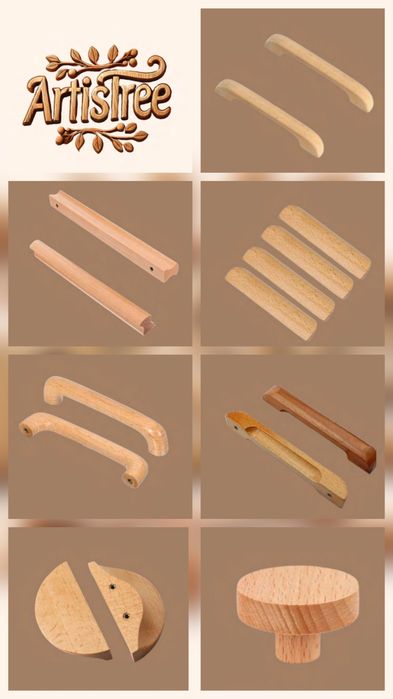 Дървени дръжки за мебели