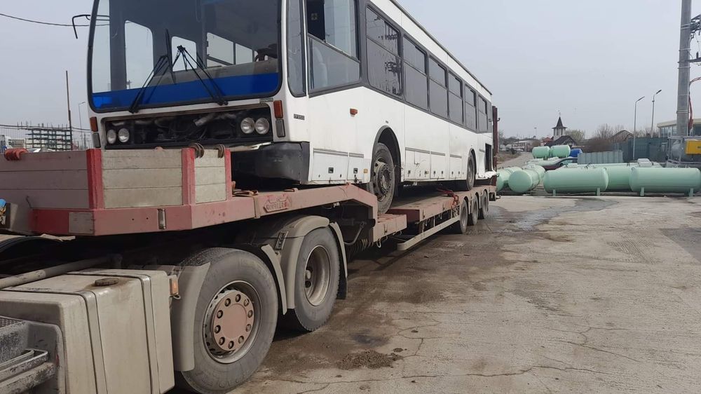 Transport utilaje agricole si construcții - trailer agabaritic