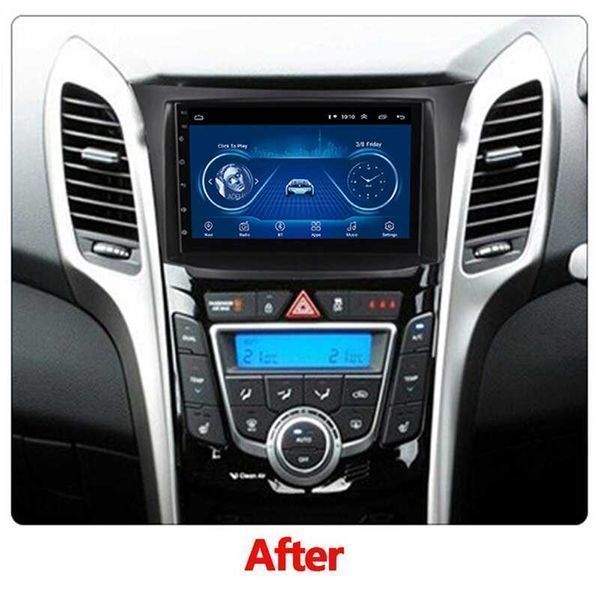 Hyundai I30, Elantra, Gt, 2012-2016 - 7'' Навигация, 9122+R13