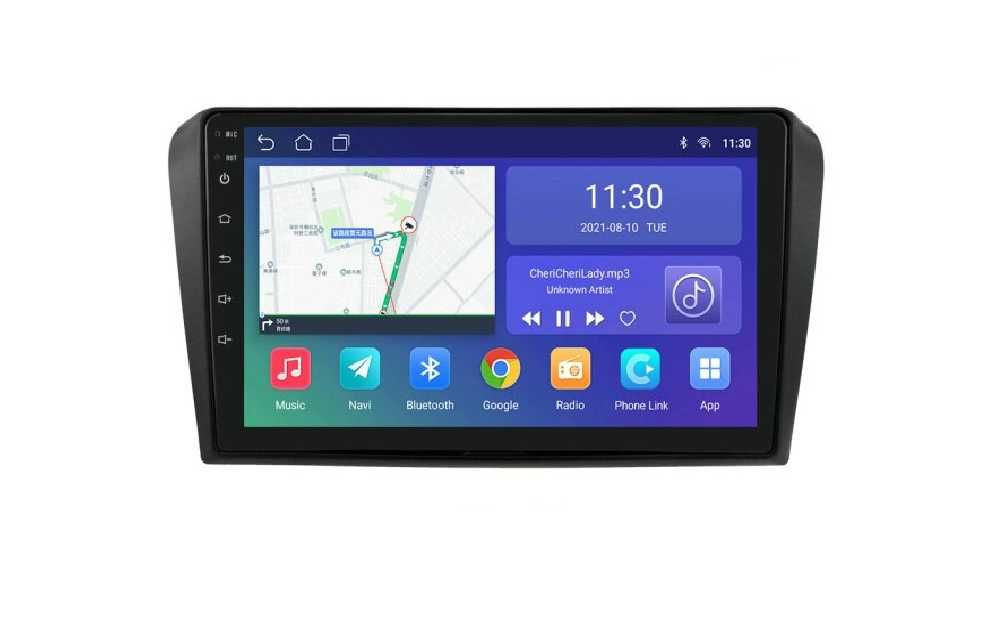 PROMOTIE - Navigatie GPS Android 15 Dedicata Mazda 3 -Carplay QLed DSP