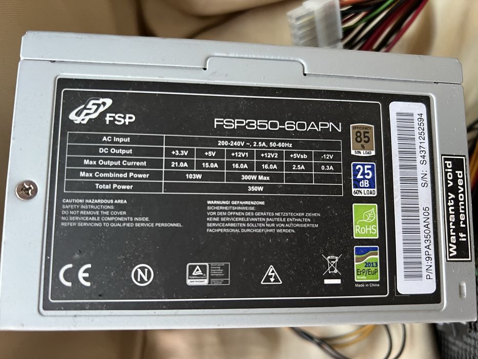 Захранване FORTRON FSP350-60APN 85+