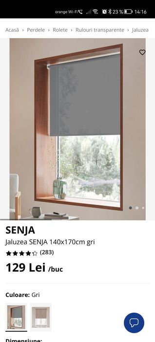 Set 4 buc Jaluzele SENJA jisk