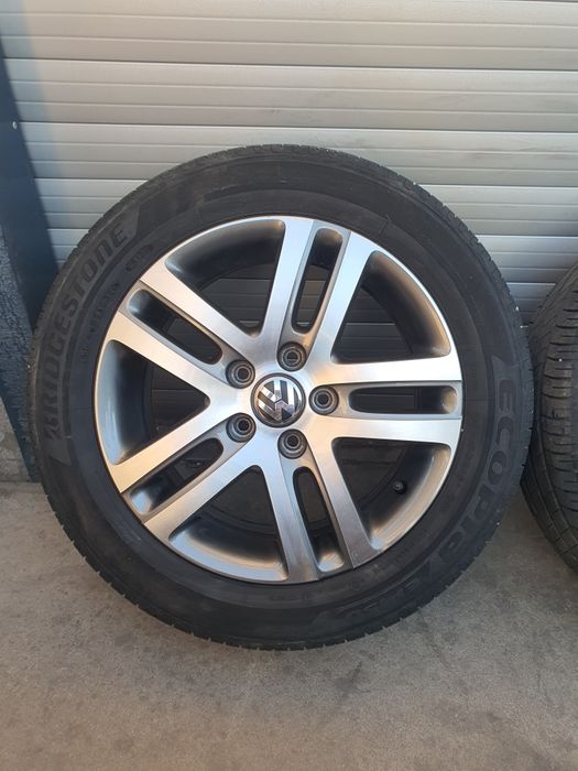jante cu anvelope vara 205/55/16, originale pt vw golf 5,6,7,8,