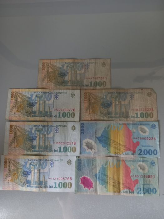 Bancnote 1000 si 2000 lei