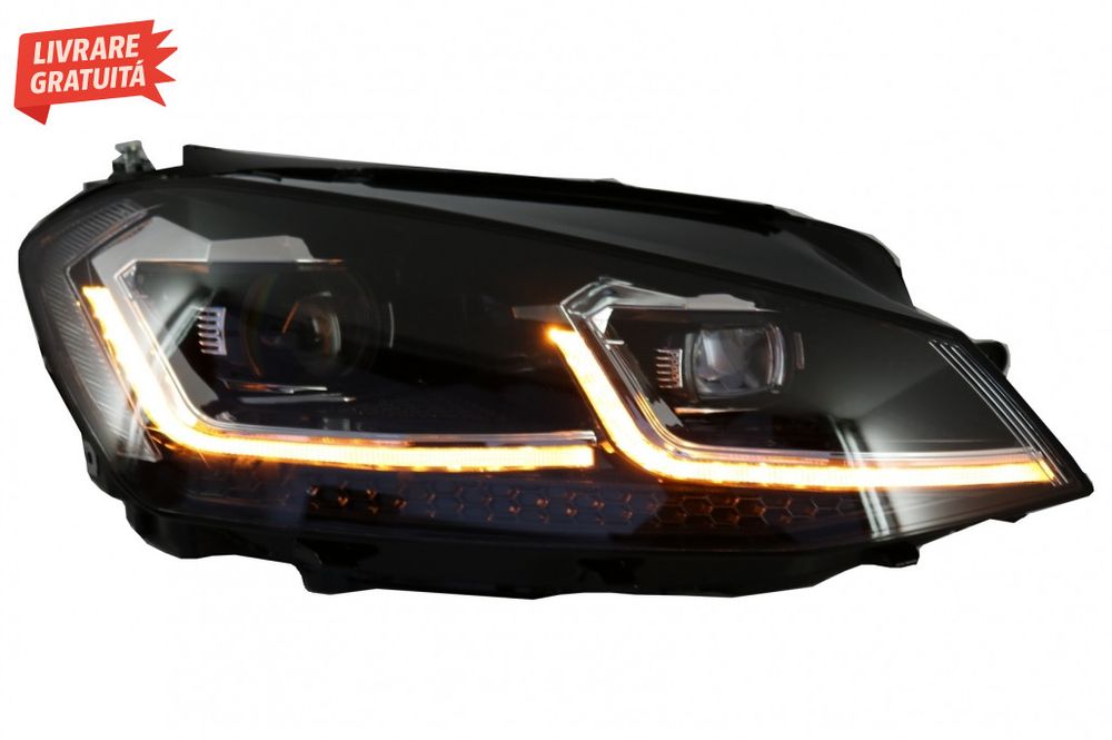 Faruri LED Bi-Xenon Look VW Golf 7 VII (2012-2017) Facelift G7.5 R Lin