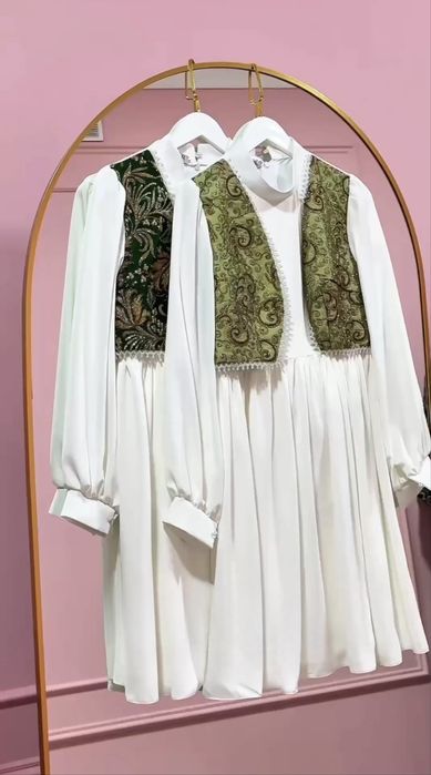 Белая двойка на келин салом или на сарпу